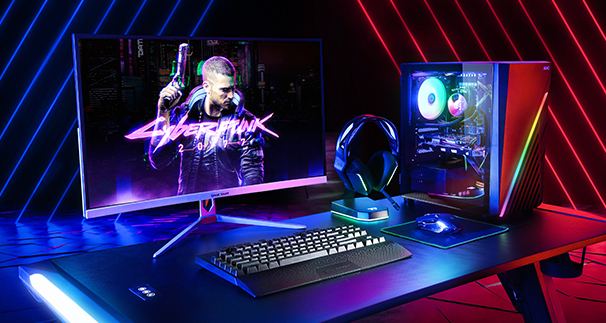 AOC电脑主机拍摄